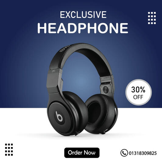 Social media design (Headphone)